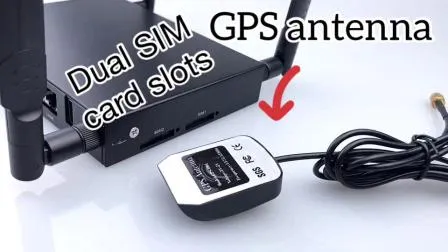  8개의 외부 안테나가 있는 SIM 카드 슬롯이 있는 5g WiFi CPE 라우터입니다.  5g 지능형 데이터 단말 라우팅 시스템